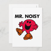 Herr Noisy | Große Walking - Clogs Postkarte (Vorne/Hinten)