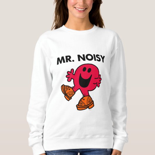 Herr Noisy | Große Walking - Clogs Sweatshirt (Vorderseite)