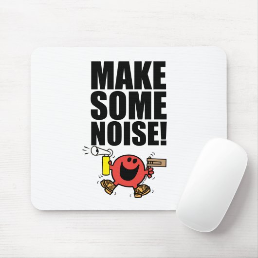 Herr Noisy | Lärm machen Mousepad (Mit Mouse)