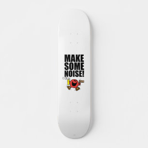 Herr Noisy Lärm machen Skateboard
