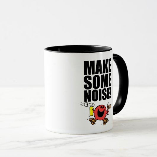 Herr Noisy | Lärm machen Tasse (VorderseiteRechts)