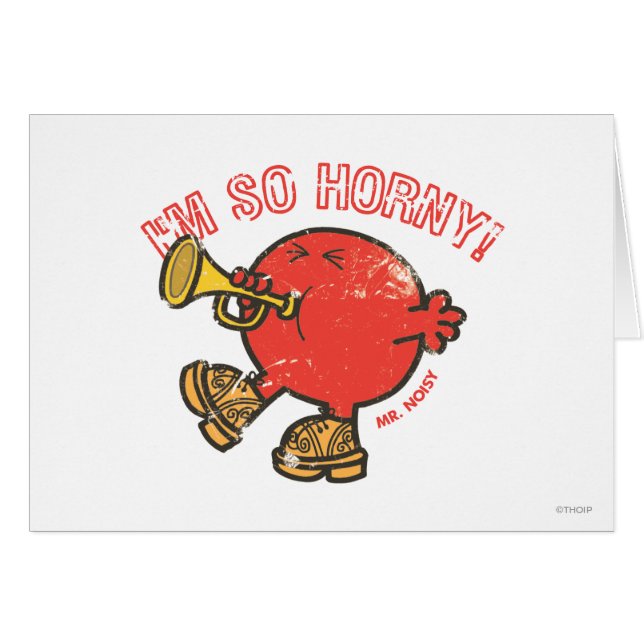 Herr Noisy Tooting Sein Horn (Vorderseite (Horizontal))