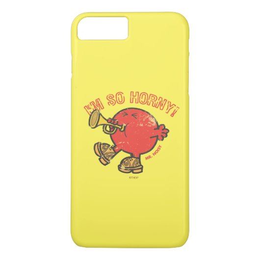 Herr Noisy Tooting Sein Horn Case-Mate iPhone Hülle (Rückseite)