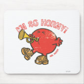 Herr Noisy Tooting Sein Horn Mousepad (Vorne)