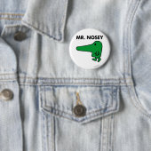 Herr Nosey | Eine Nase Voraus Button (Beispiel)