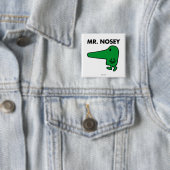 Herr Nosey | Eine Nase Voraus Button (Beispiel)