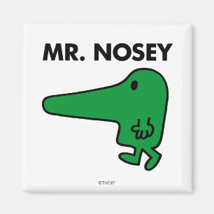 Herr Nosey Eine Nase Voraus Magnet