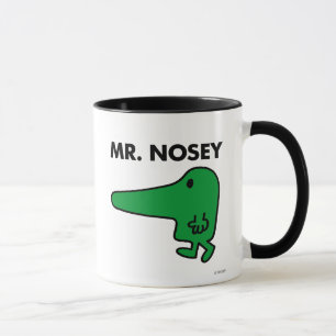 Herr Nosey Eine Nase Voraus Tasse