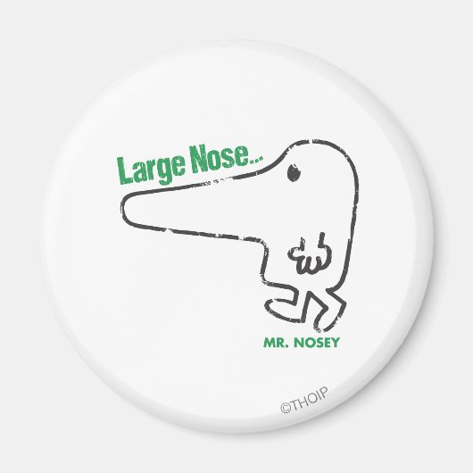 Herr Nosey | Große Nase Magnet (Vorne)