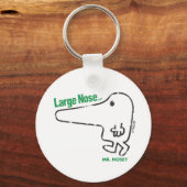 Herr Nosey | Große Nase Schlüsselanhänger (Vorderseite)