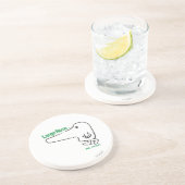 Herr Nosey | Große Nase Untersetzer (Seite)