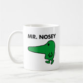 Herr Nosey | Nase führen Kaffeetasse (Links)