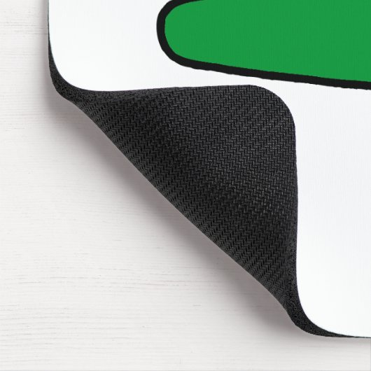 Herr Nosey | Nase führen Mousepad (Ecke)