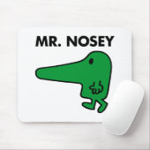 Herr Nosey | Nase führen Mousepad (Mit Mouse)
