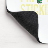 Herr Nosey Nosing Around | Gelbe Buchstaben Mousepad (Ecke)