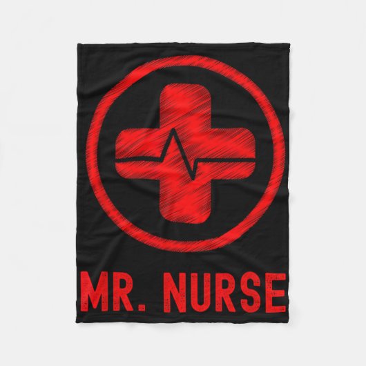 Herr Nurse Fleecedecke (Vorderseite)