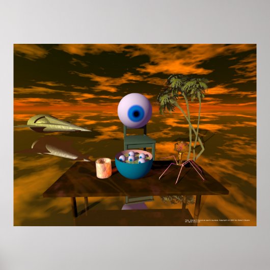 Herr Ober! Da ist ein Auge in meiner Suppe... Poster (Vorne)