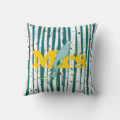 Herr oder Frau personalisiert Birch Tree Pillows Kissen (Rückseite)