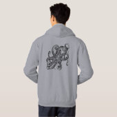 Herr oder Frau Tentacles Hoodie (Schwarz voll)