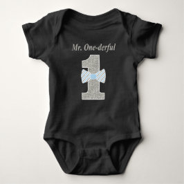 Herr ONE-derful Baby Jersey Bodysuit, Herr Onederf Baby Strampler