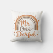 Herr One derful Throw Kissen (Vorderseite)