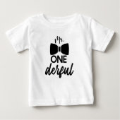 Herr ONEderful 1st Birthday Baby T-shirt (Vorderseite)