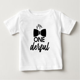 Herr ONEderful 1st Birthday Baby T-shirt