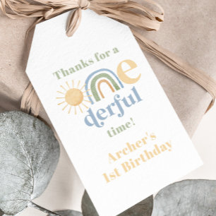 Herr Onederful 1st Birthday Cropped Vielen Dank Ta Geschenkanhänger