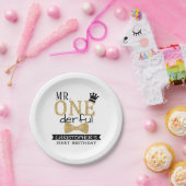 Herr ONEderful 1st Birthday Pappteller (Party)