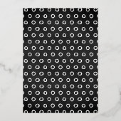 Herr ONEderful 1st Birthday Real Folieneinladung (Rückseite)