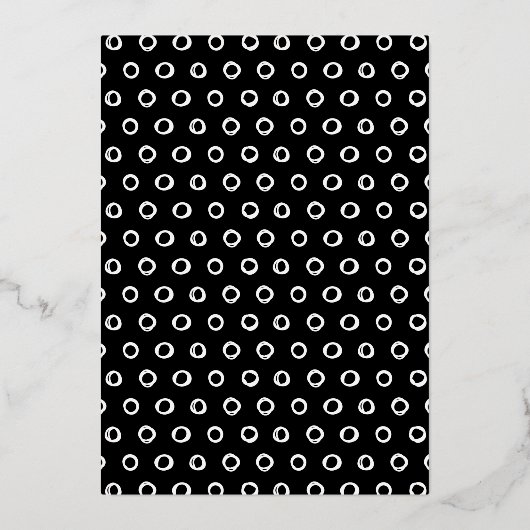 Herr ONEderful 1st Birthday Real Folieneinladung (Rückseite)