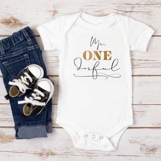 Herr Onederful Baby Bodysuit Baby Strampler