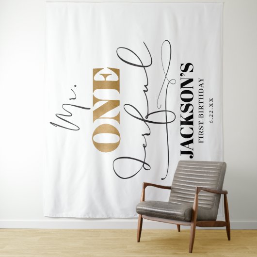 Herr Onederful Backdrop Wandteppich (Beispiel)