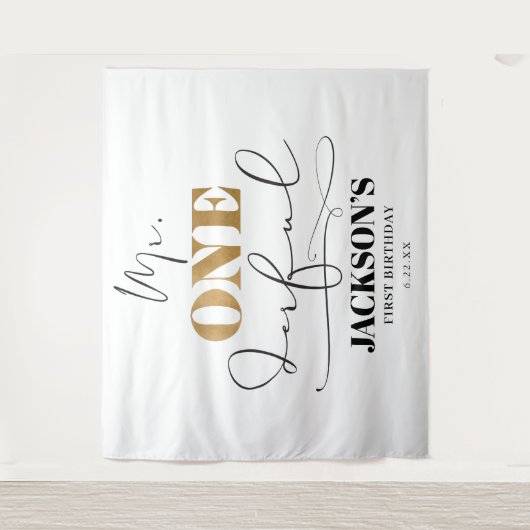 Herr Onederful Backdrop Wandteppich (Vorderseite)