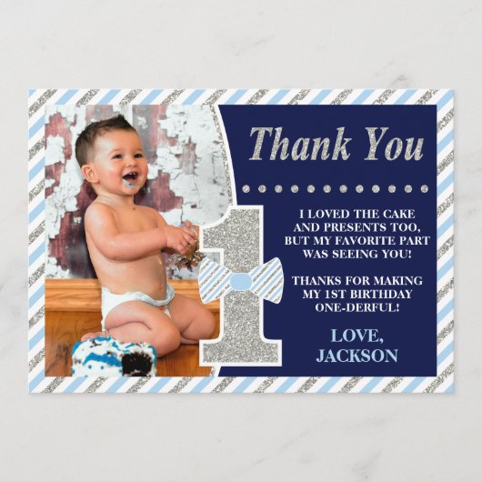 Herr ONEderful Birthday Danke, dass Sie eine Karte (Vorderseite)