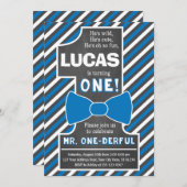 Herr ONEderful Birthday Einladung (Vorne/Hinten)