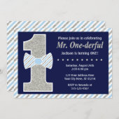 Herr ONEderful Birthday Einladung (Vorne/Hinten)