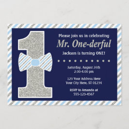Herr ONEderful Birthday Einladung