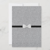 Herr Onederful Birthday Einladung Black & White (Rückseite)