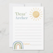 Herr Onederful Birthday Time Capsule Message Card Dankeskarte (Vorderseite)