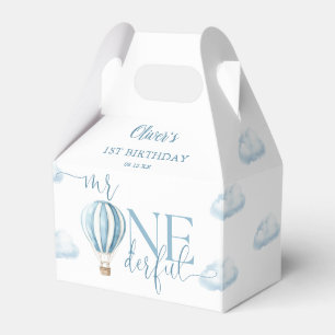 Herr Onederful Blue Balloon Boy 1st Birthday Geschenkschachtel