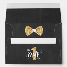 Herr Onederful Envelope Boy Black Gold
