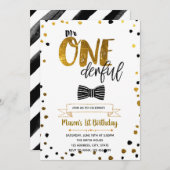 Herr onederful Geburtstagseinladung Einladung (Vorne/Hinten)