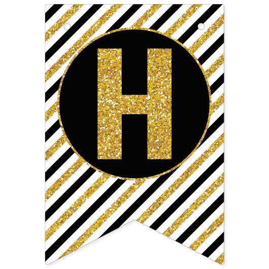 Herr ONEderful Happy Birthday Bunting Banner (Zweite Fahne)