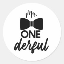 Herr ONEderful Herr Wonderful Erster 1. Geburtstag