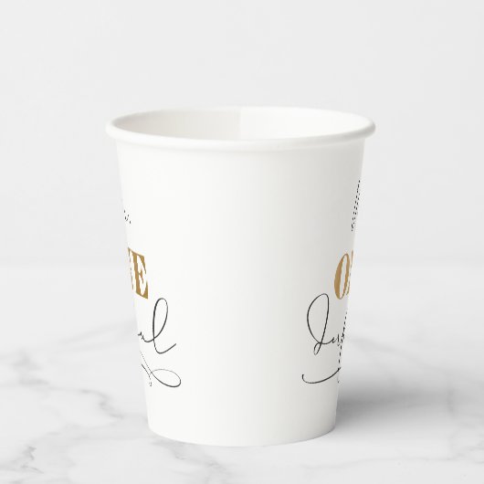 Herr Onederful Paper Cups Pappbecher (Links)