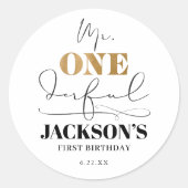 Herr Onederful Stickers (Vorderseite)