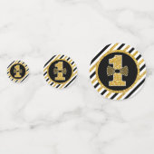 Herr ONEderful Table Confetti in Black and Gold Konfetti (Vorderseiten)