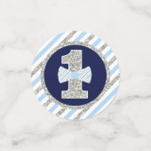 Herr ONEderful Table Confetti in Navy Blue & Silve Konfetti (Klein Vorderseite)