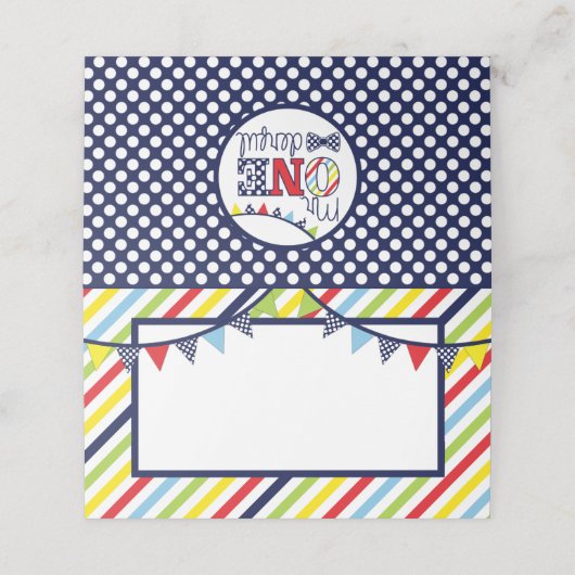 Herr ONEderful Zent Cards | Büffet, Platzkarten (Außenseite Aufgefaltet)